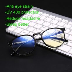 Stylish Oversize Blue Light Filter Glasses