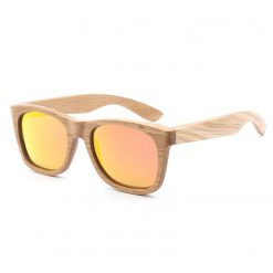 Handmade Wood Frame Sunglasses Polarized Lenses for Women Men D78