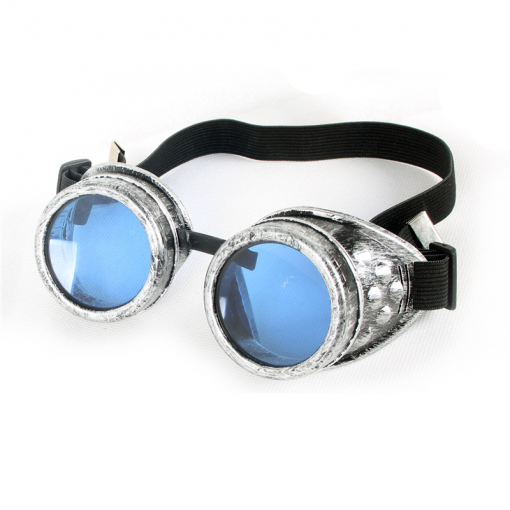 Fashion new vintage sunglasses old Silver womens sunglasses man Steampunk 5 color Gothic Retro Style Goggles colorful Lens