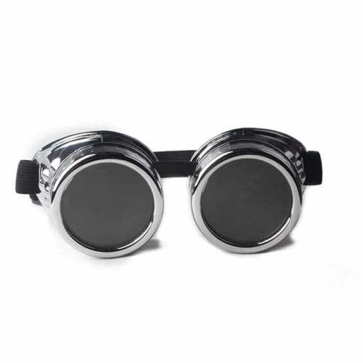 Fashion new vintage sunglasses old Silver womens sunglasses man Steampunk 5 color Gothic Retro Style Goggles colorful Lens 3