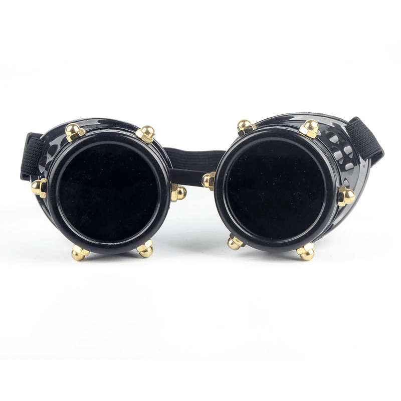 Unisex Gothic Vintage Style Steampunk Goggles Welding Gothic Glasses Cosplay
