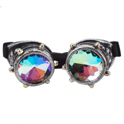  Man Woman Steampunk Goggles Sunglasses Vintage Cool Goggles gothic Goggles Colorful Lens Eyewear Gothic
