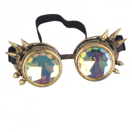 Fashion Gothic Steampunk Eyewear Goggles Cosplay Vintage Glasses Welding Men Women